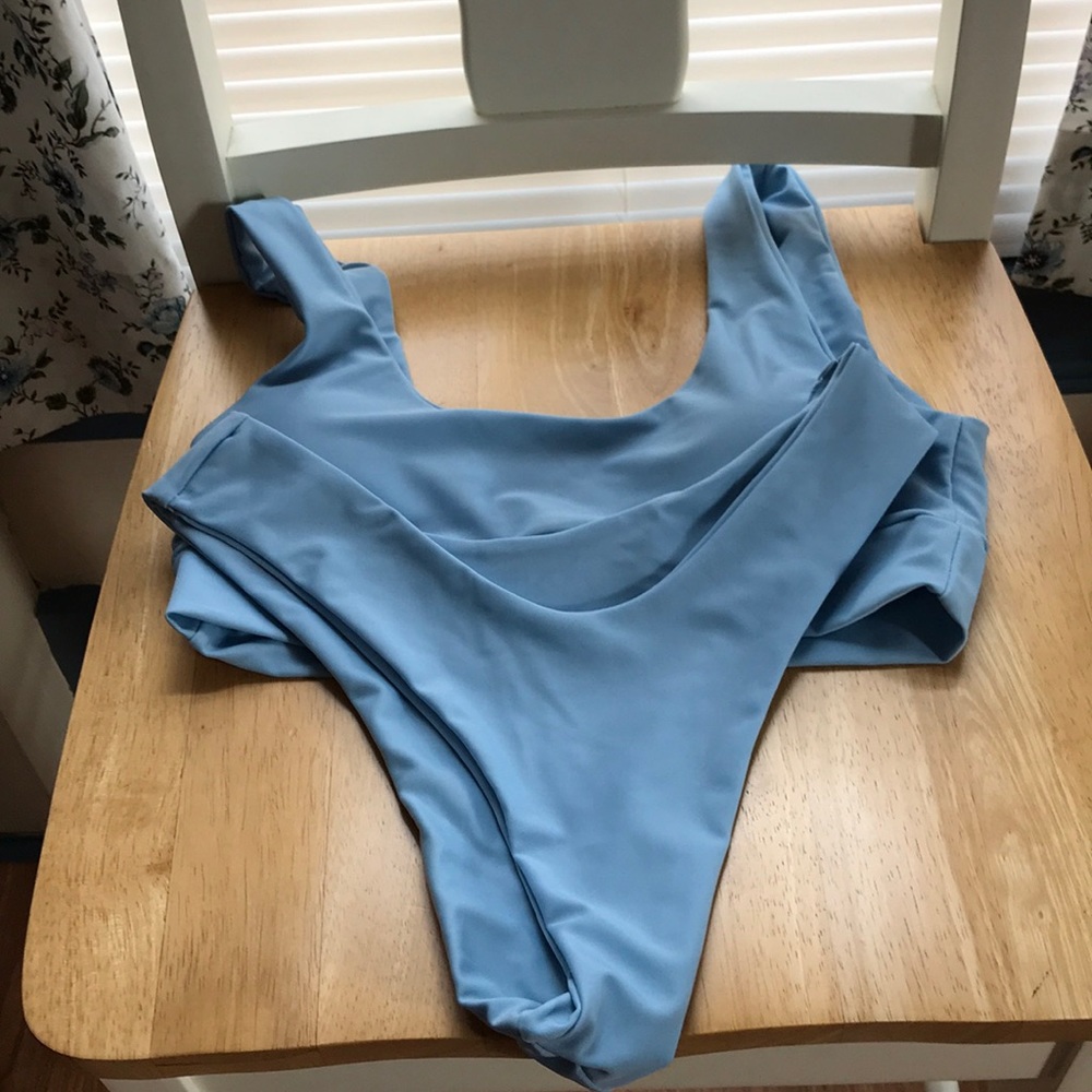 Light blue bathing suit
